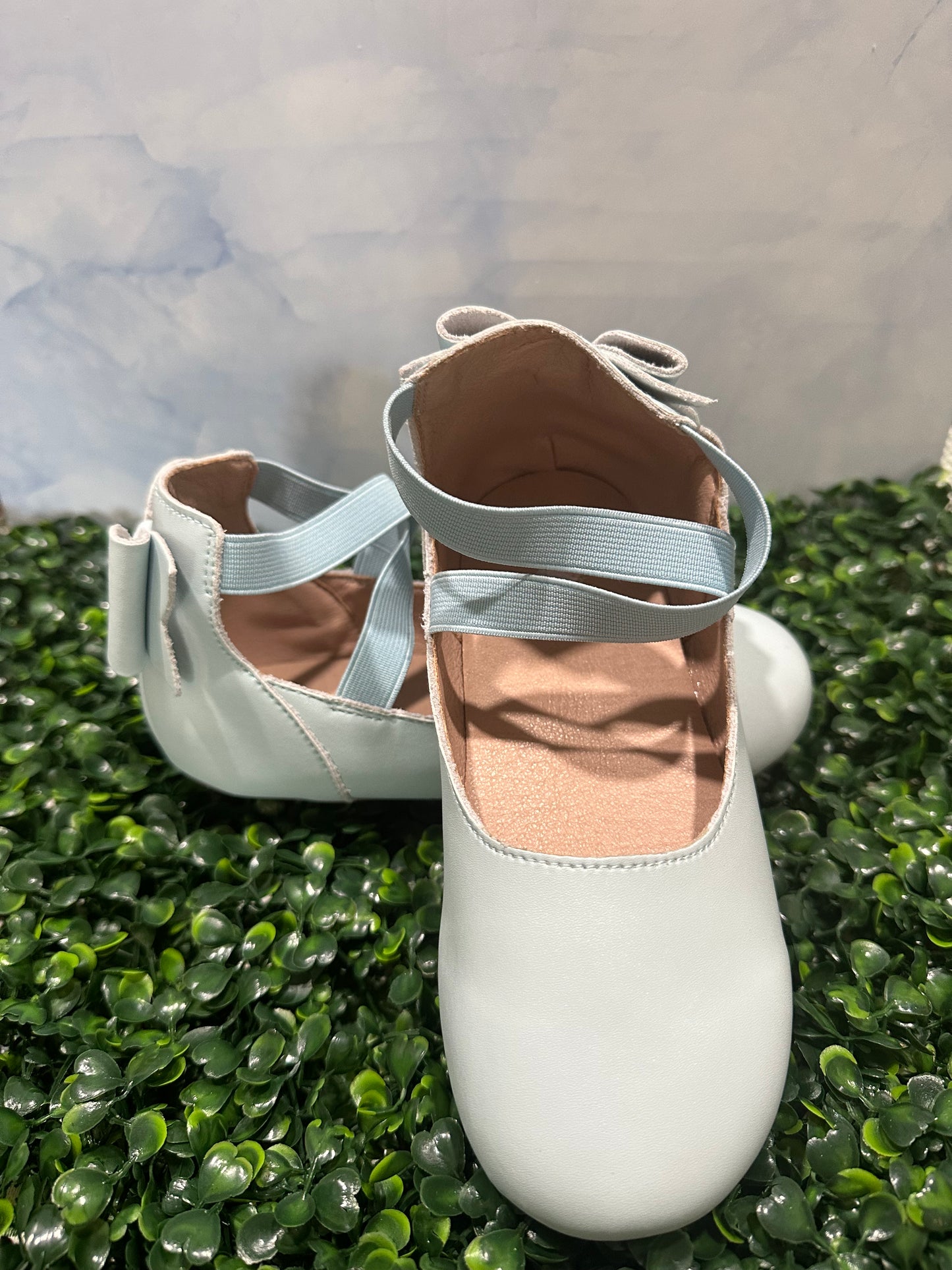Violet Bow Ballet Pastel Blue
