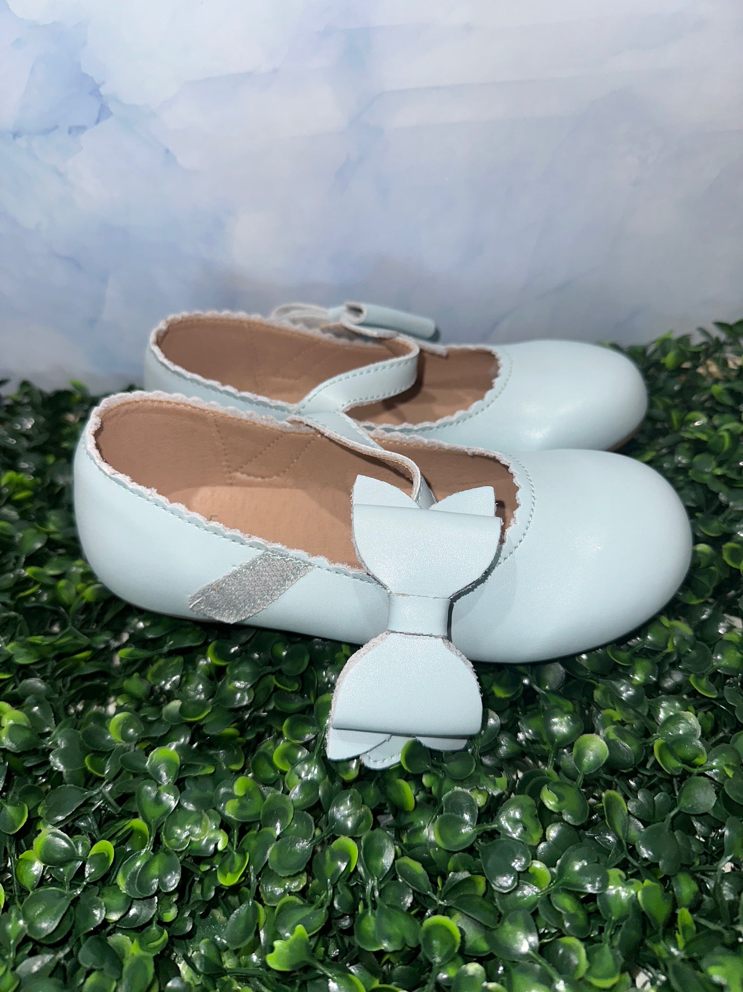 Dahlia Flats Pastel Blue