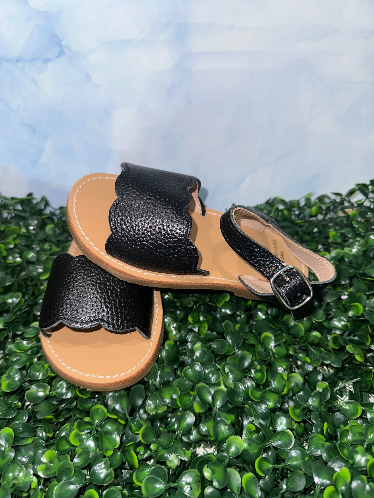 Rose Sandals Black