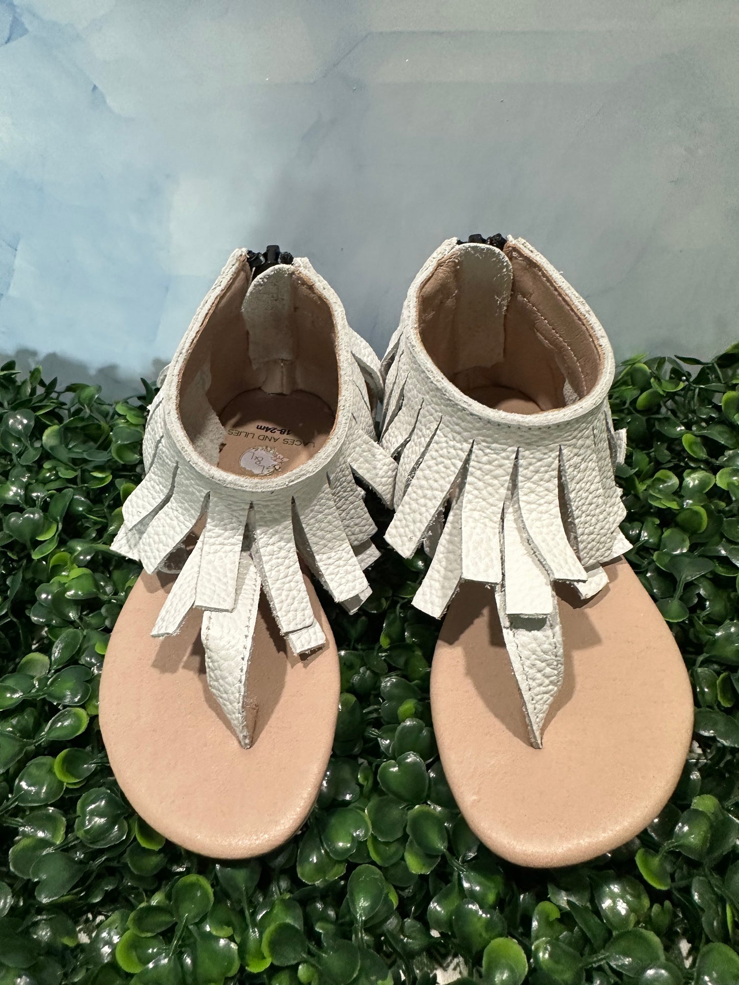 Poppy Sandals White