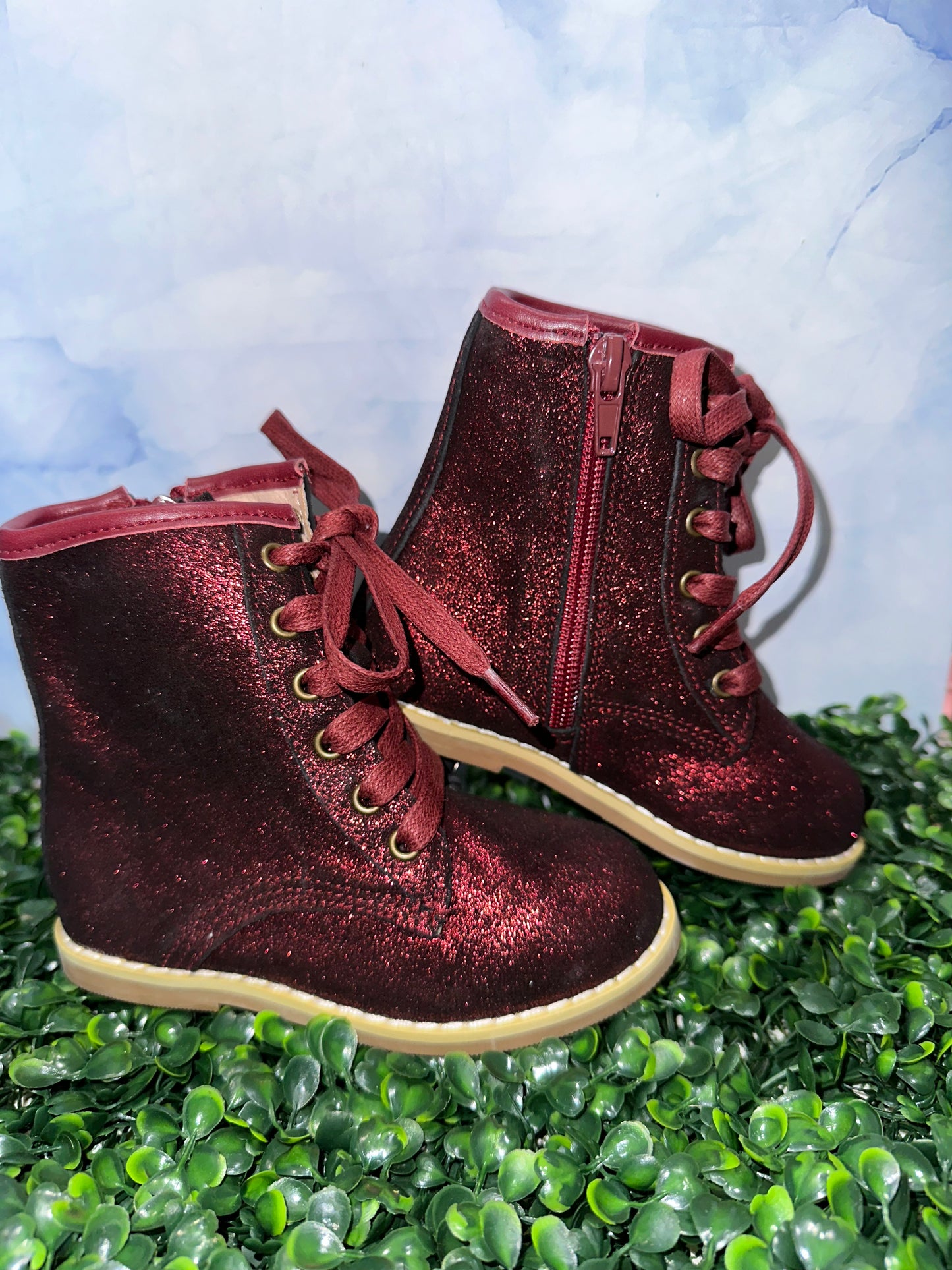 Lily Boots Ruby Red Enchanted