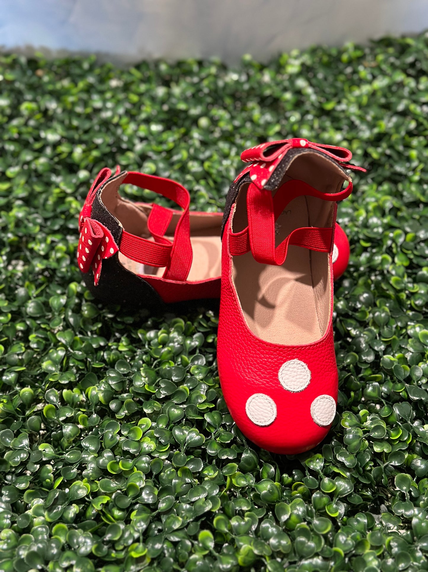 Violet Bow Ballet Mouse Polka Dot
