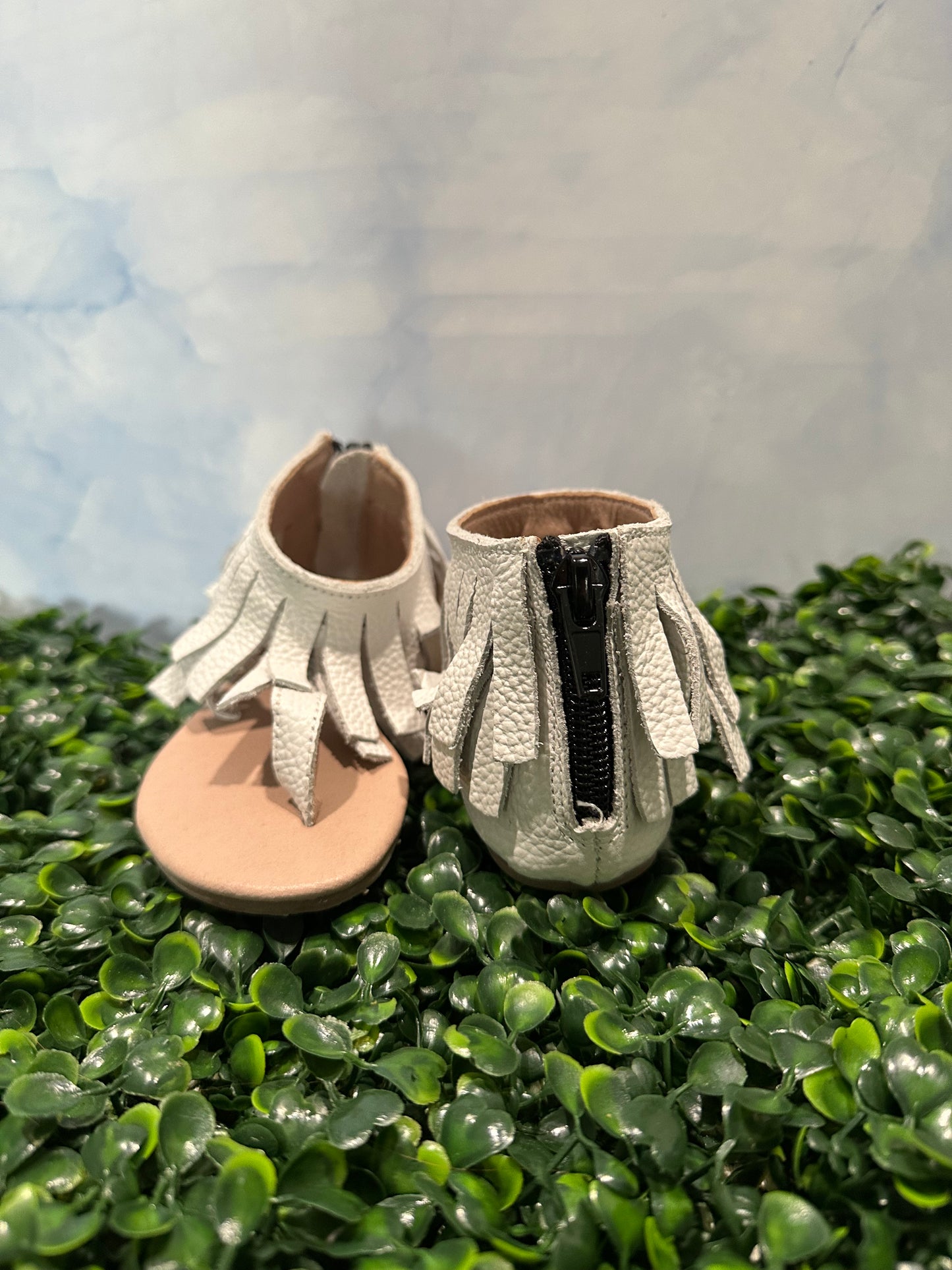 Poppy Sandals White