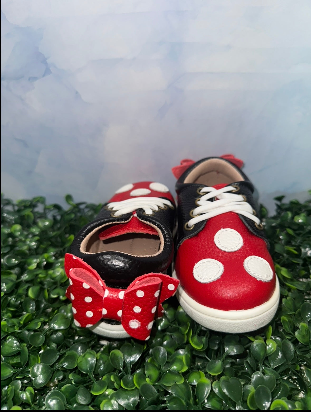 Blossom Bow Back Sneakers Mouse No Glitter