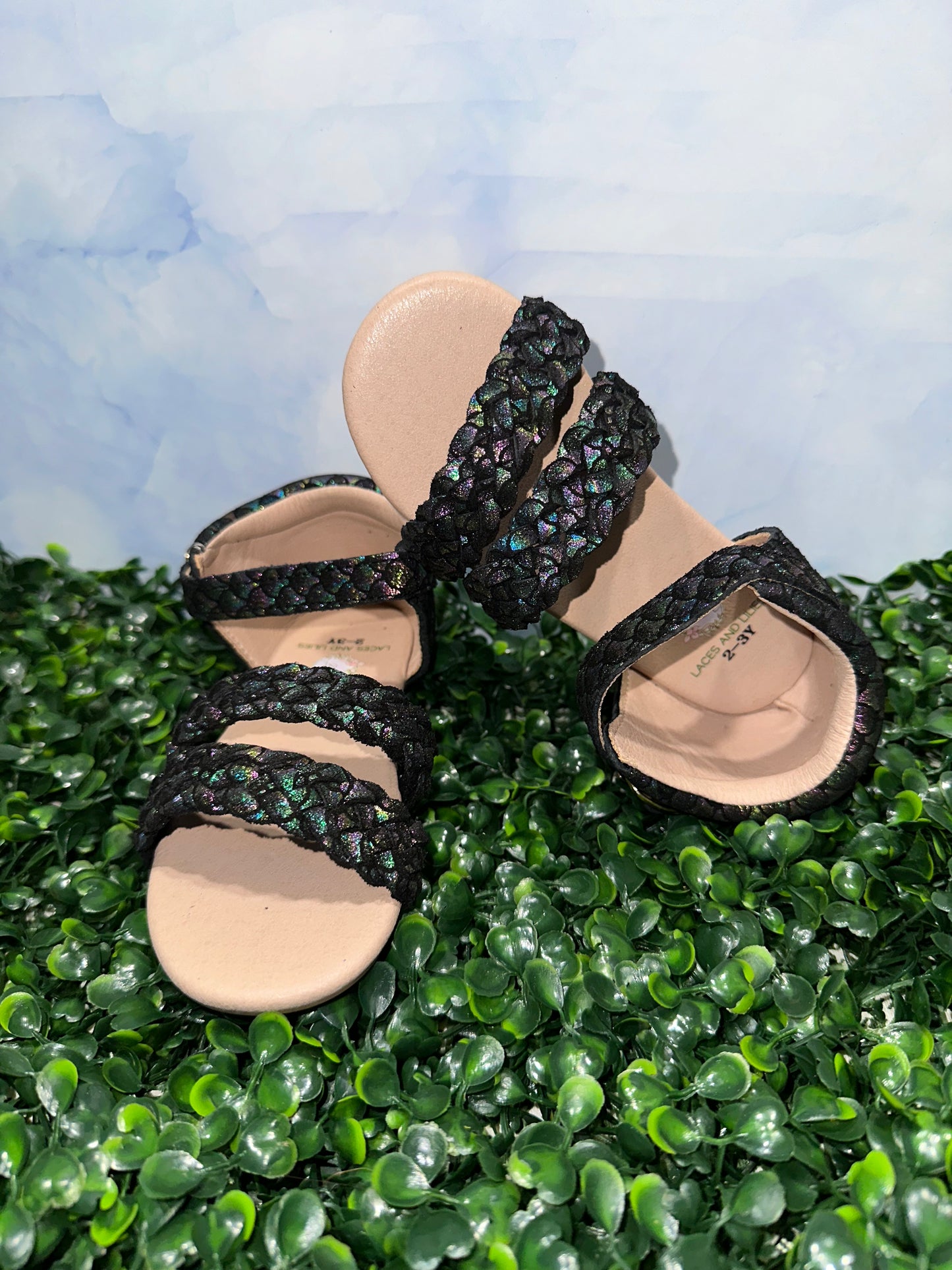 Zoe Sandals Black Mermaid
