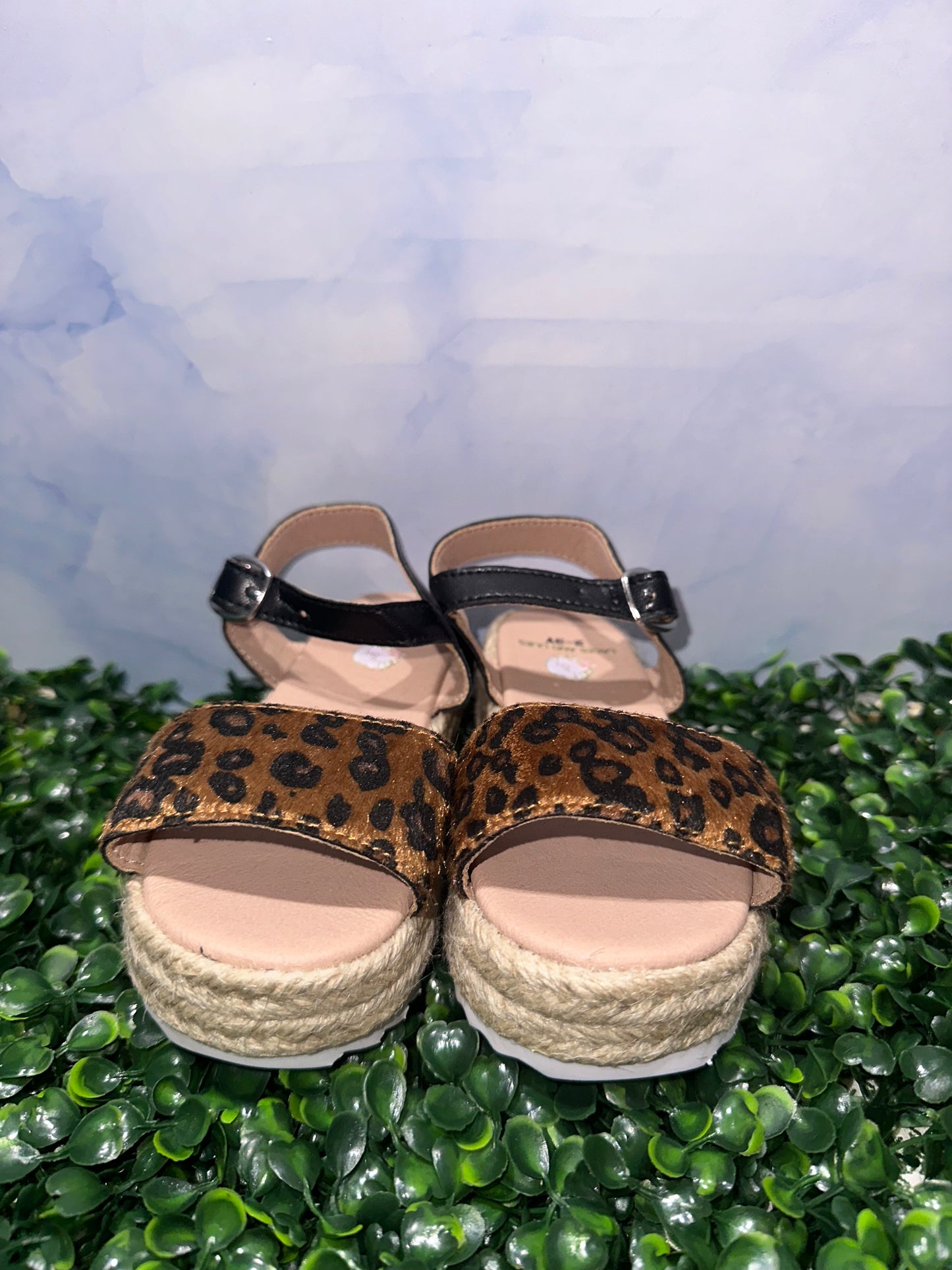 Olivia Wedge Sandals Cheetah