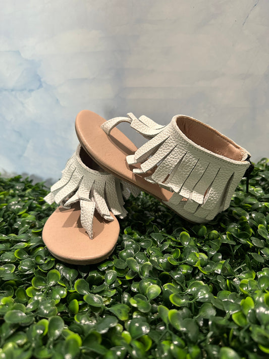Poppy Sandals White