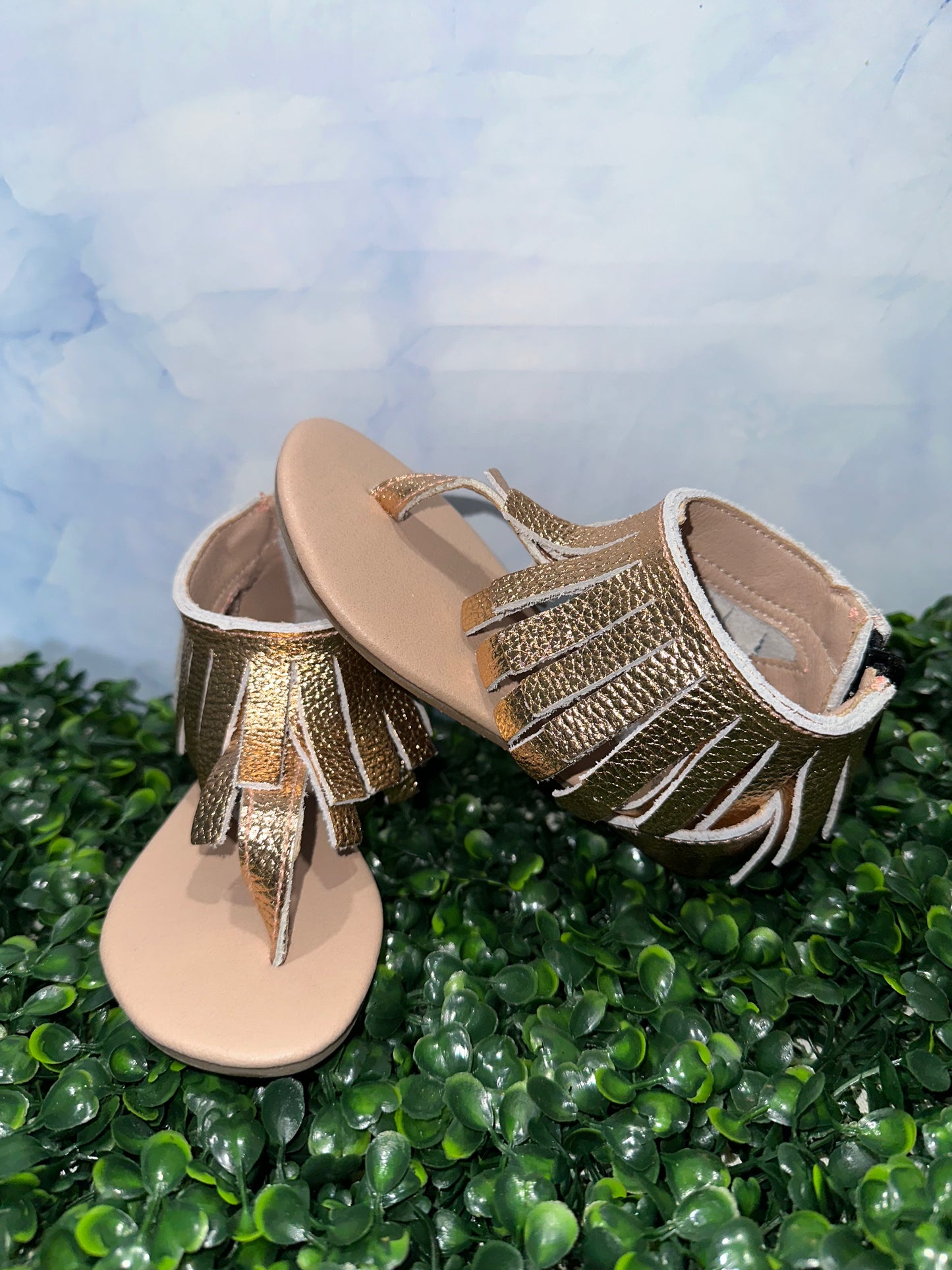 Poppy Sandals Rose Gold