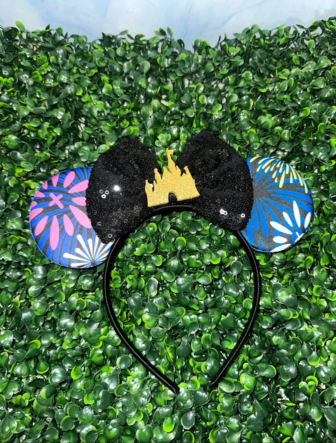 Minnie Firework Castle Ears Headband