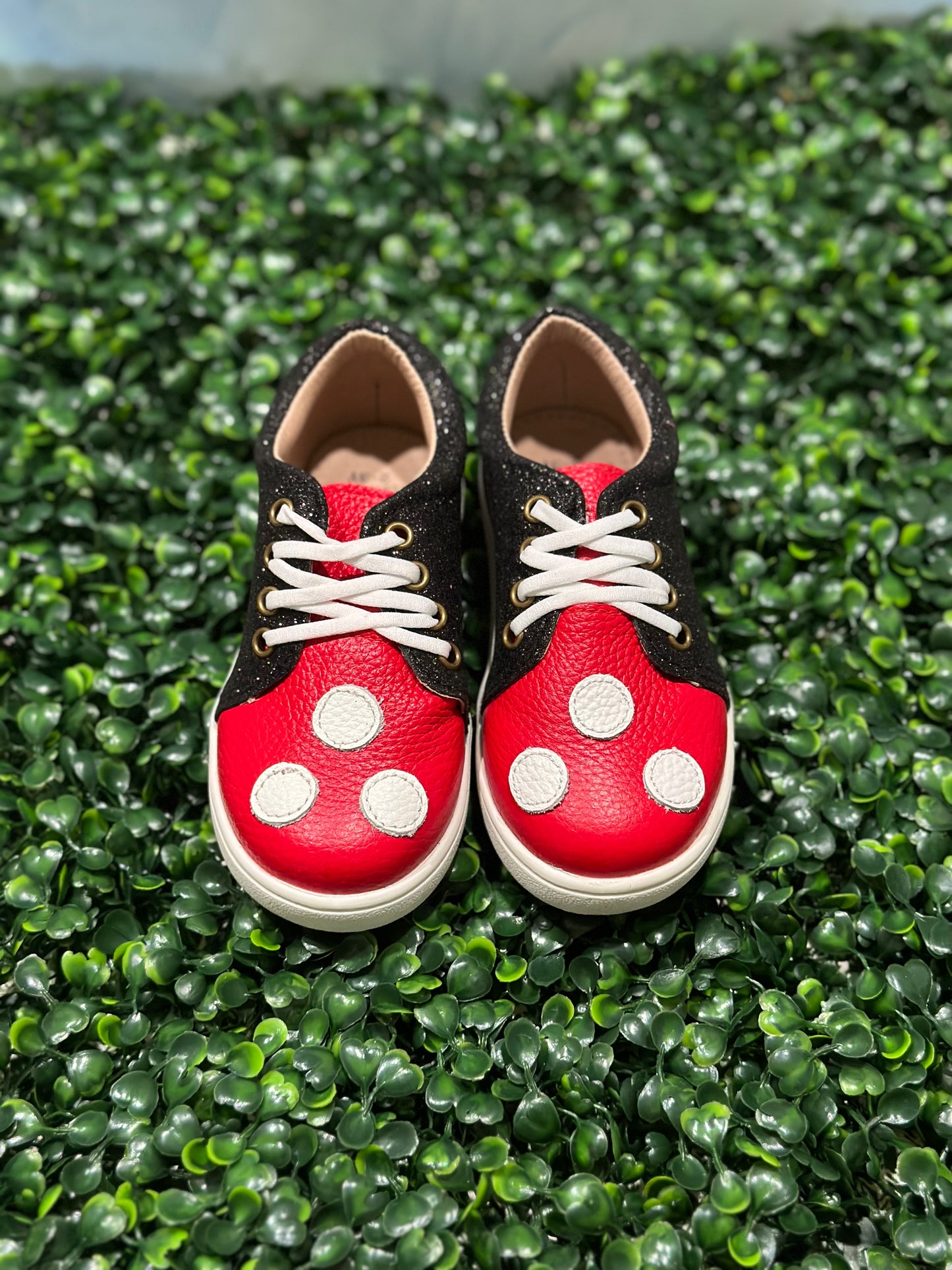 Magnolia No Bow Sneakers Mouse Glitter