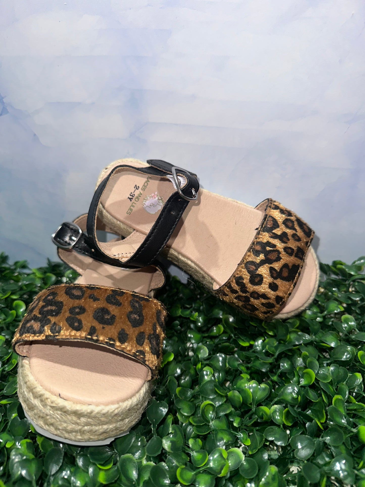 Olivia Wedge Sandals Cheetah