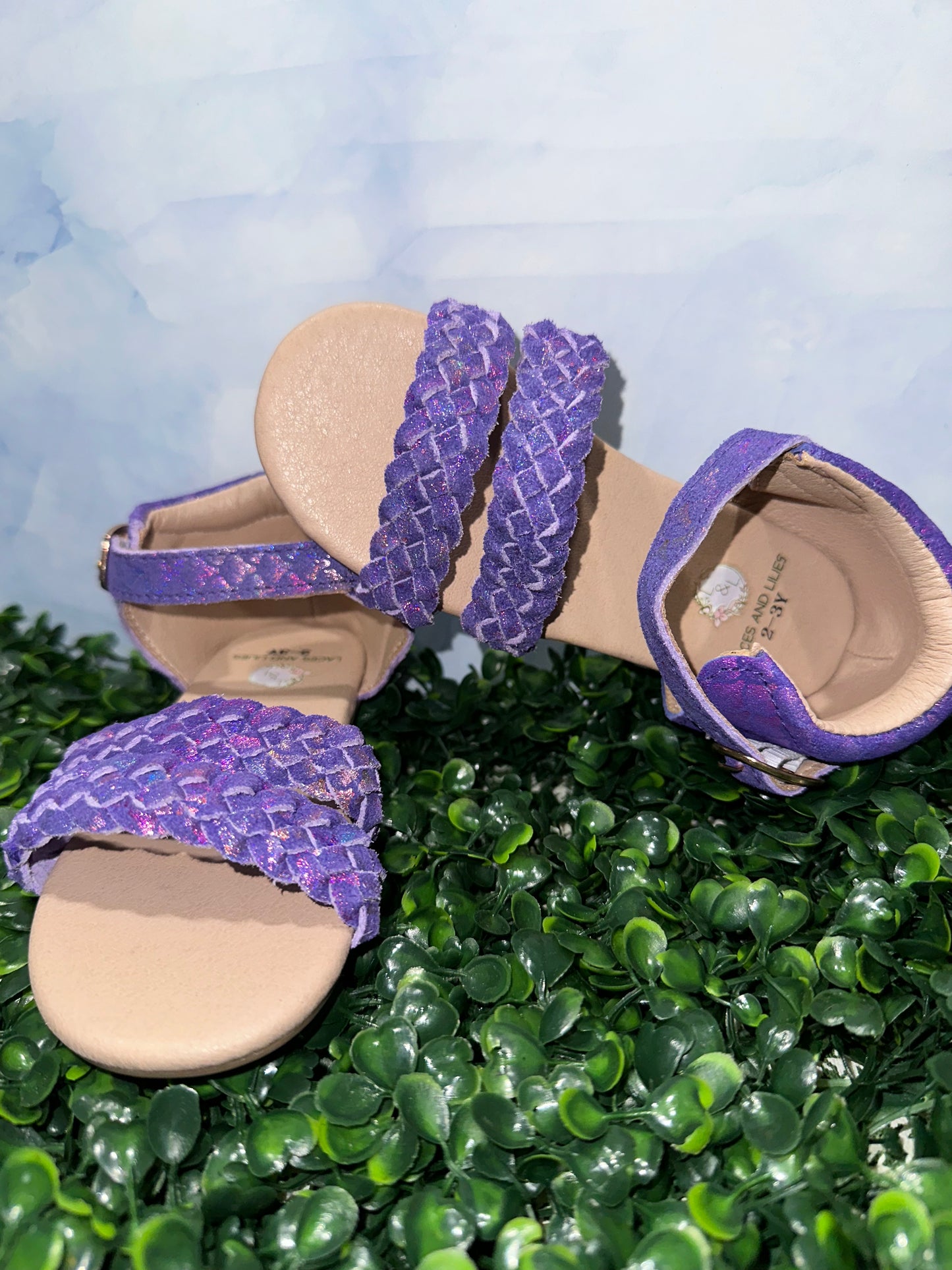 Zoe Sandals Purple Mermaid