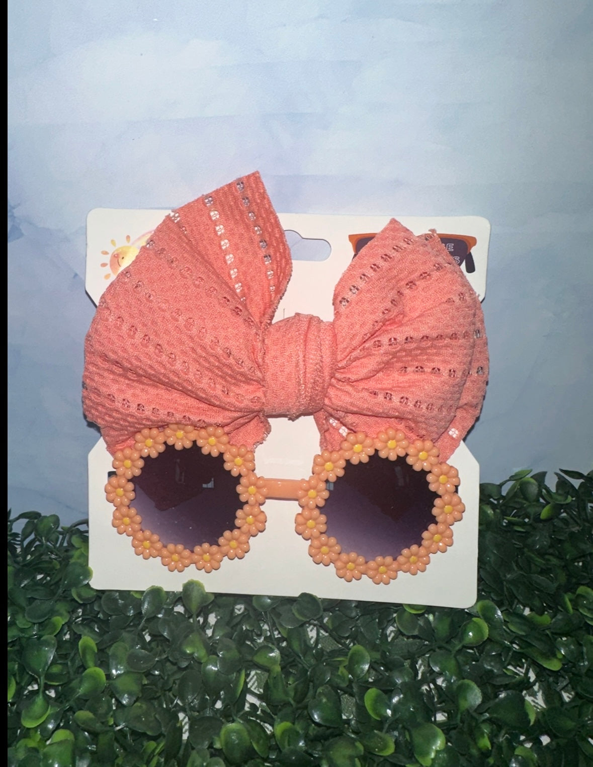 Sunglass and Headband Set Pink