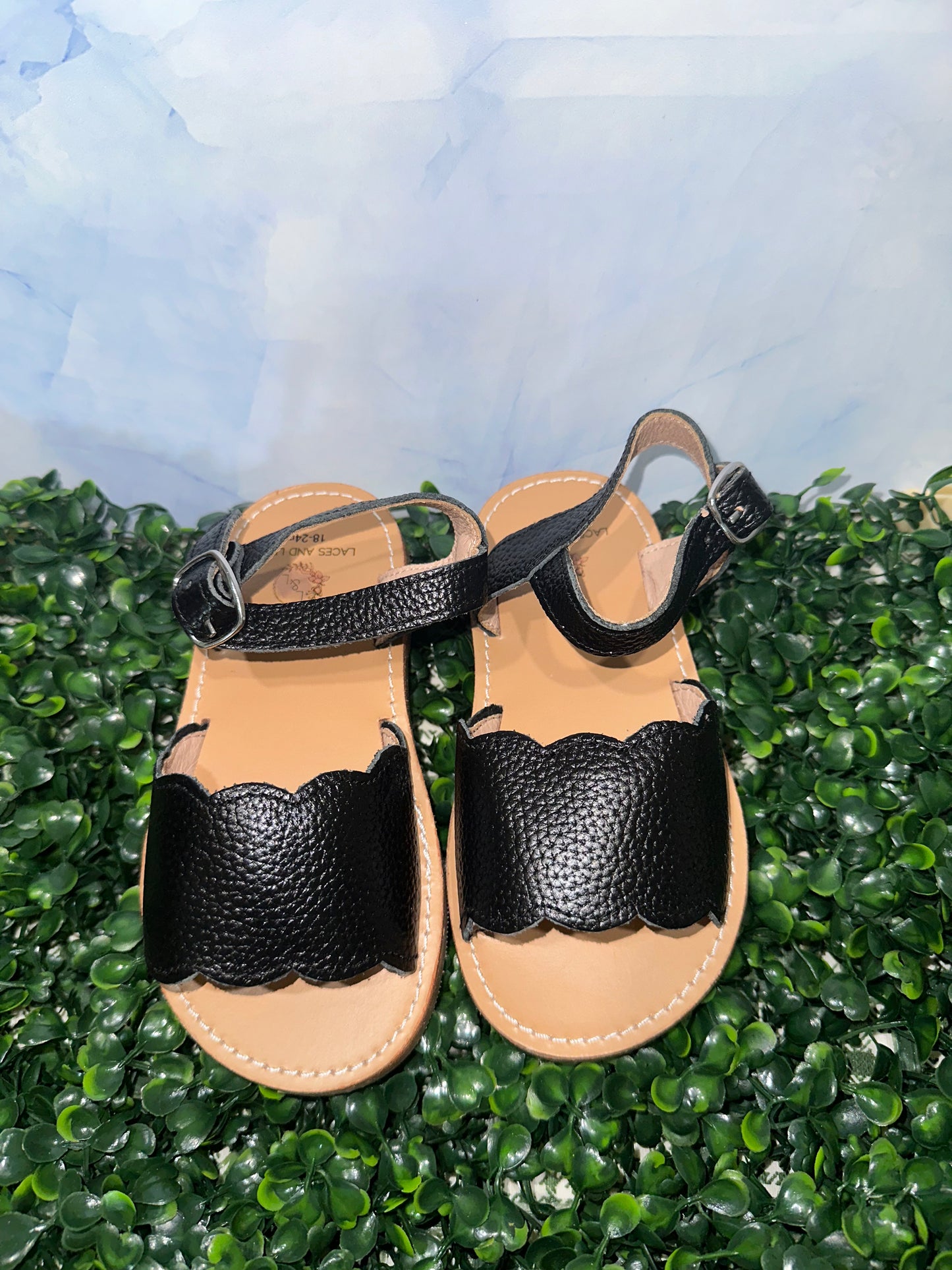 Rose Sandals Black