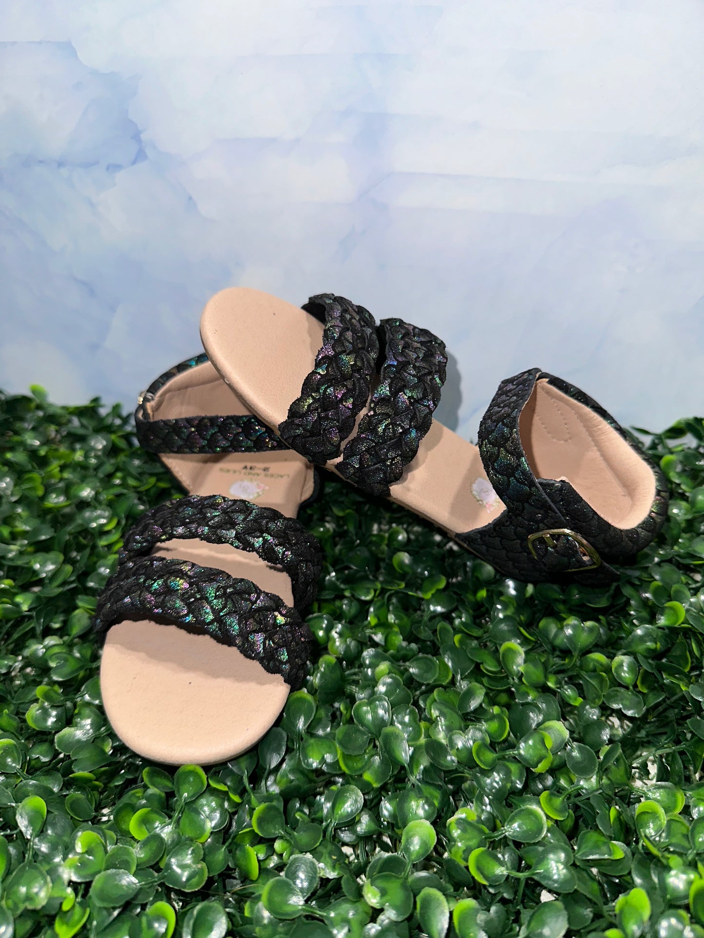 Zoe Sandals Black Mermaid