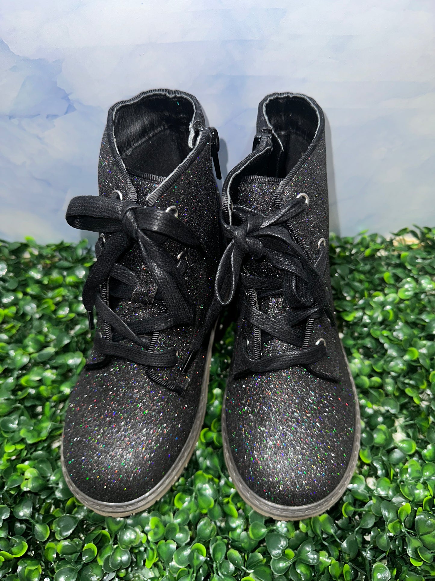 Lily Boots Black Glitter Enchanted Black